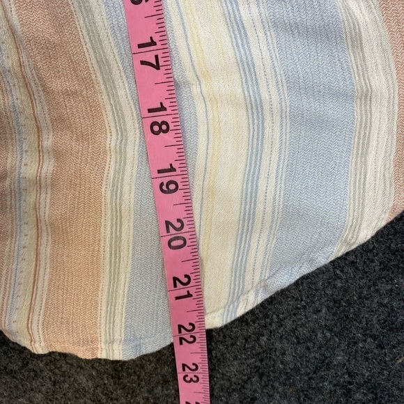 AG Adriano Goldschmied Jess Long Sleeve Striped Peasant Top Shirt XS - Picture 6 of 6